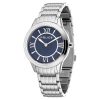 Police Blue Dial Metal Strap Watch