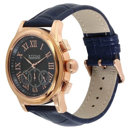 Titan blue clearance dial watch