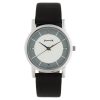 SONATA White Dial Leather Strap Watch