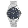 Tommy Hilfiger Blue Dial Silver Metal Strap Watch