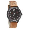 SONATA NXT Black Dial Leather Strap Watch