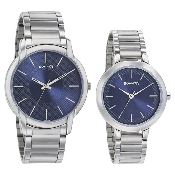SONATA Blue Dial Analog Watches