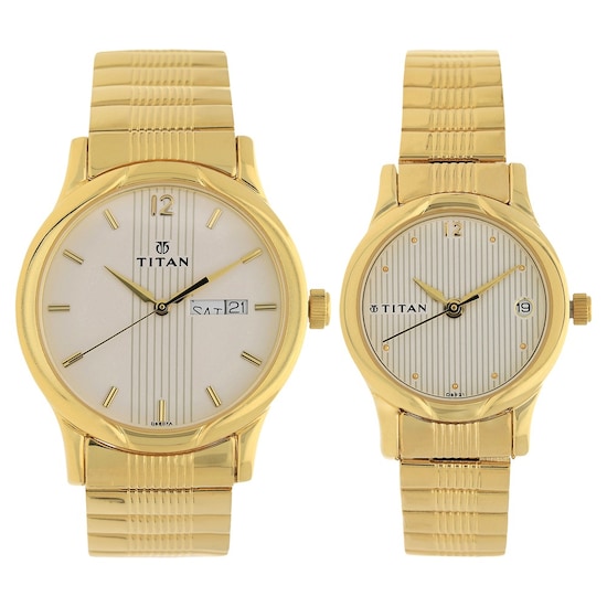 Titan white clearance strap watches