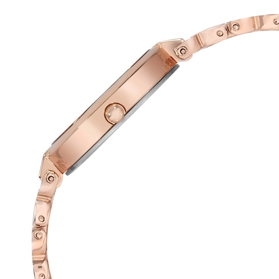 Raga viva rose gold hot sale dial metal strap watch