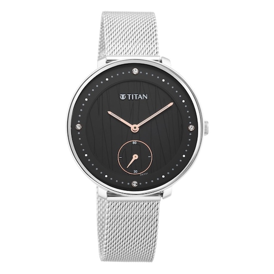 Titan mesh 2025 strap watch